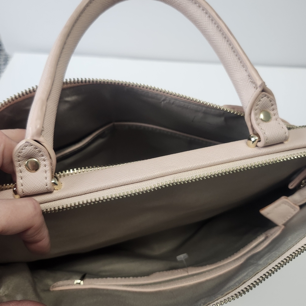 Heys Bliss Satchel Handbag Blush Cut Out Floral - Picture 10 of 16